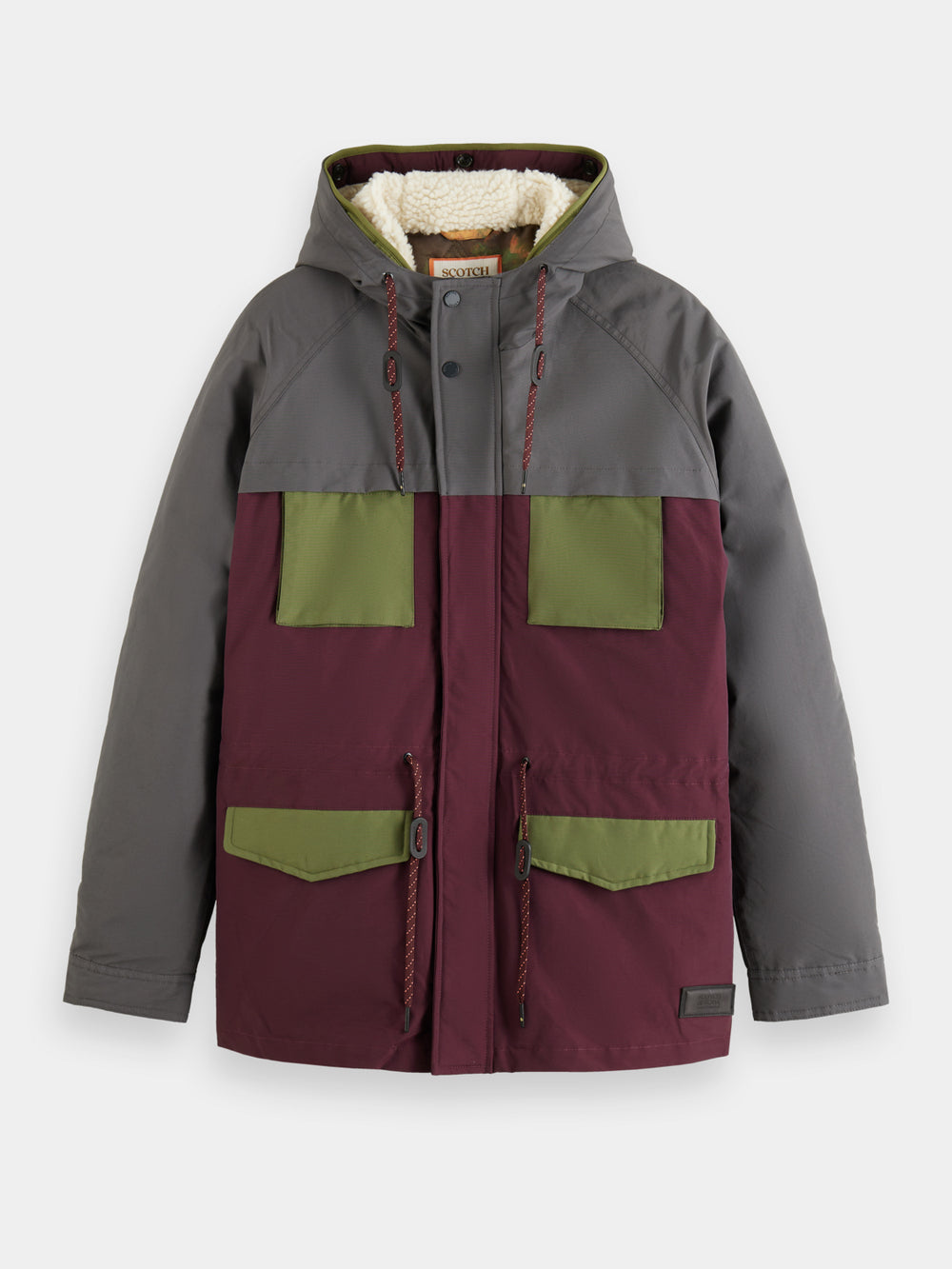 2 in 1 mid-length parka - Scotch & Soda NZ