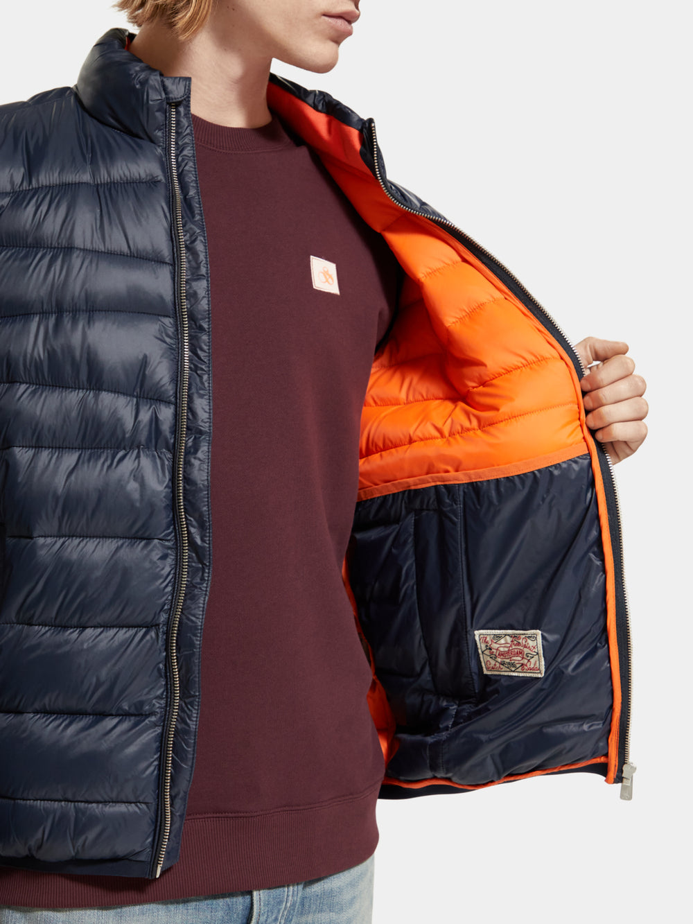 Padded puffer jacket - Scotch & Soda NZ