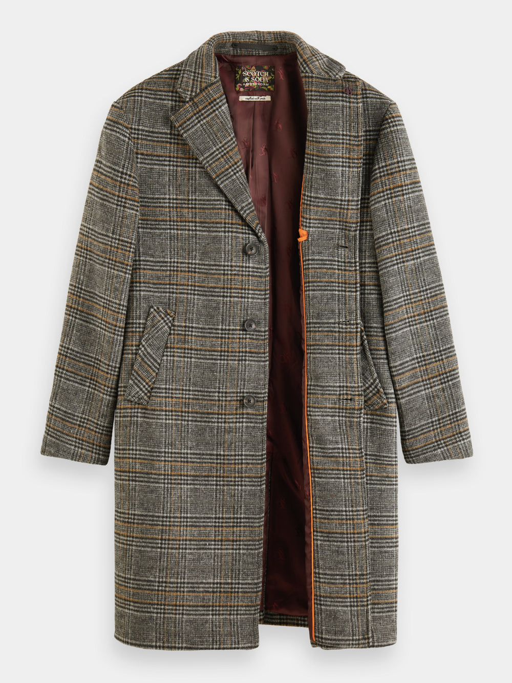 Wool blend overcoat - Scotch & Soda NZ