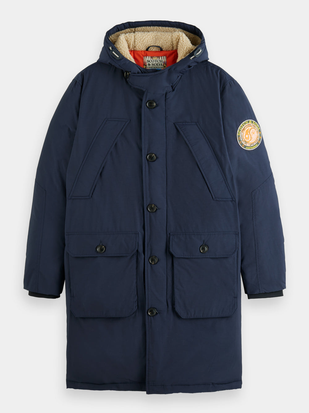 Heavy weight padded parka - Scotch & Soda NZ