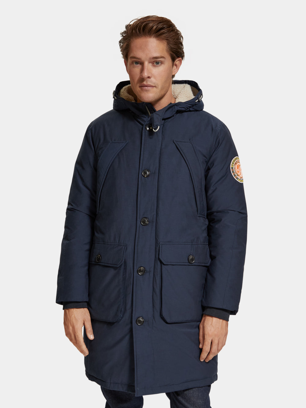 Heavy weight padded parka - Scotch & Soda NZ