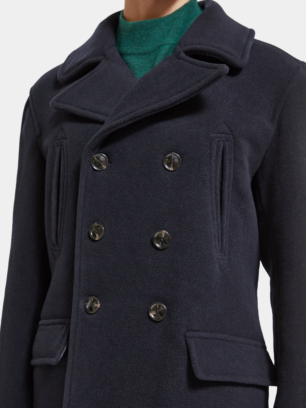 Wool blend peacoat - Scotch & Soda NZ