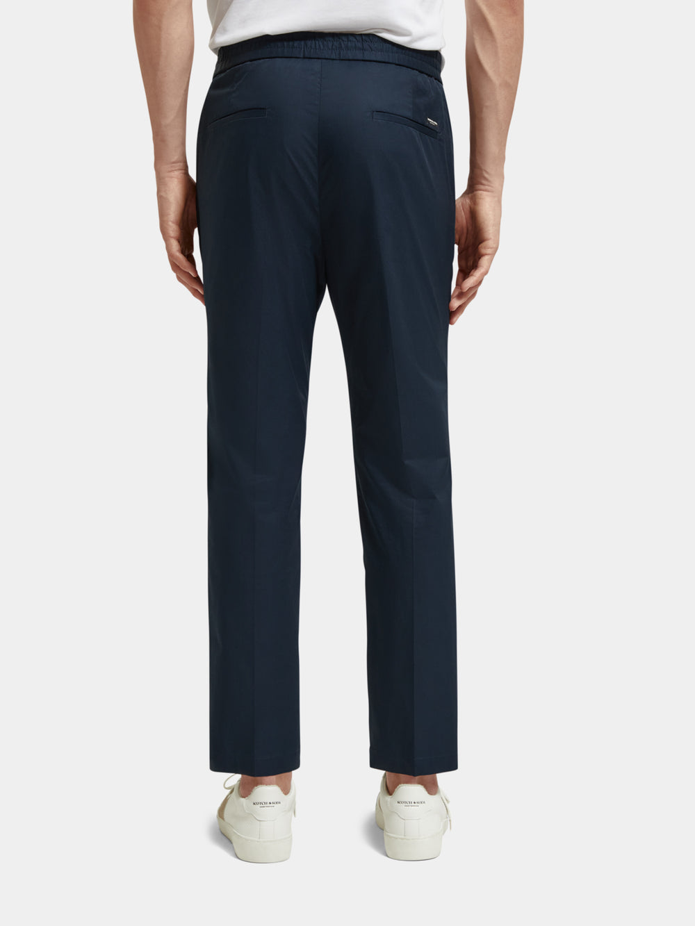 Morton lightweight pleated twill jogger pants - Scotch & Soda NZ