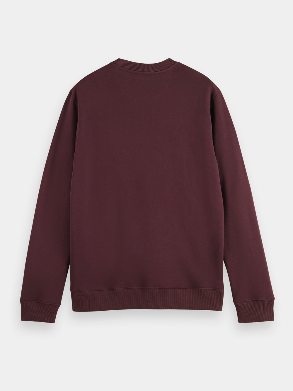 Regular-fit logo badge sweatshirt - Scotch & Soda NZ