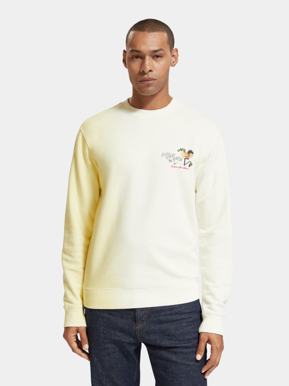 Regular-fit graphic sweatshirt - Scotch & Soda NZ