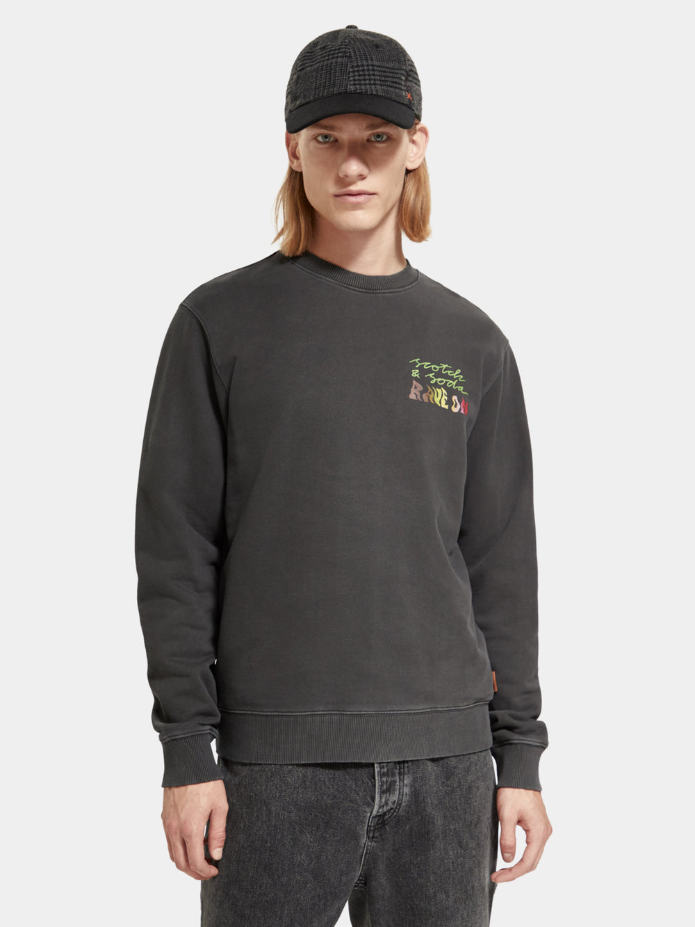 Regular-fit graphic sweatshirt - Scotch & Soda NZ