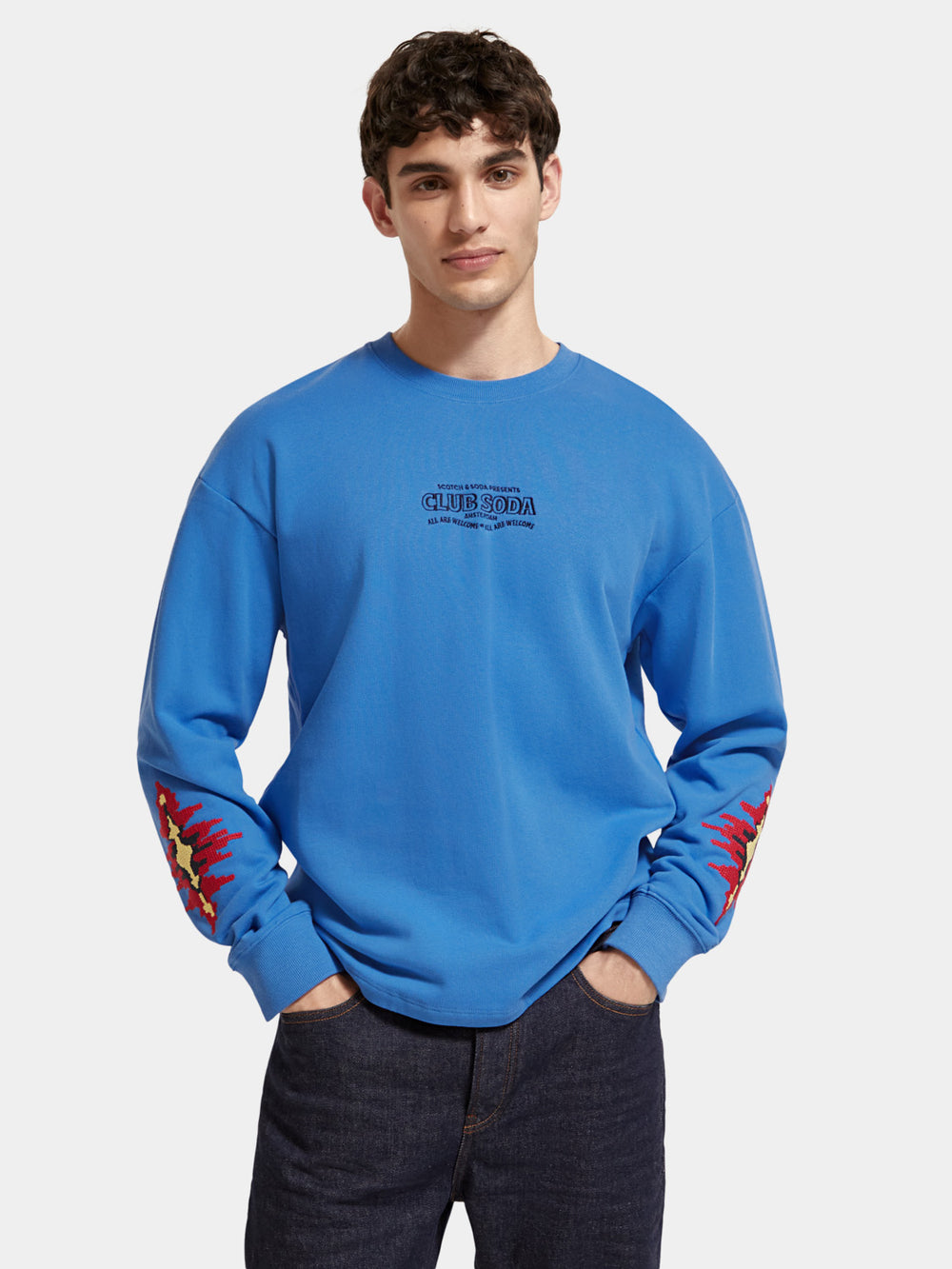 Relaxed-fit sweatshirt - Scotch & Soda NZ