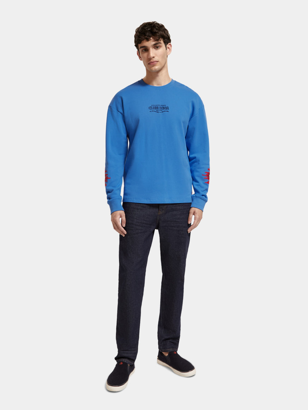 Relaxed-fit sweatshirt - Scotch & Soda NZ