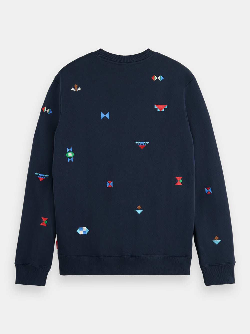 Regular-fit embroidered sweatshirt - Scotch & Soda NZ