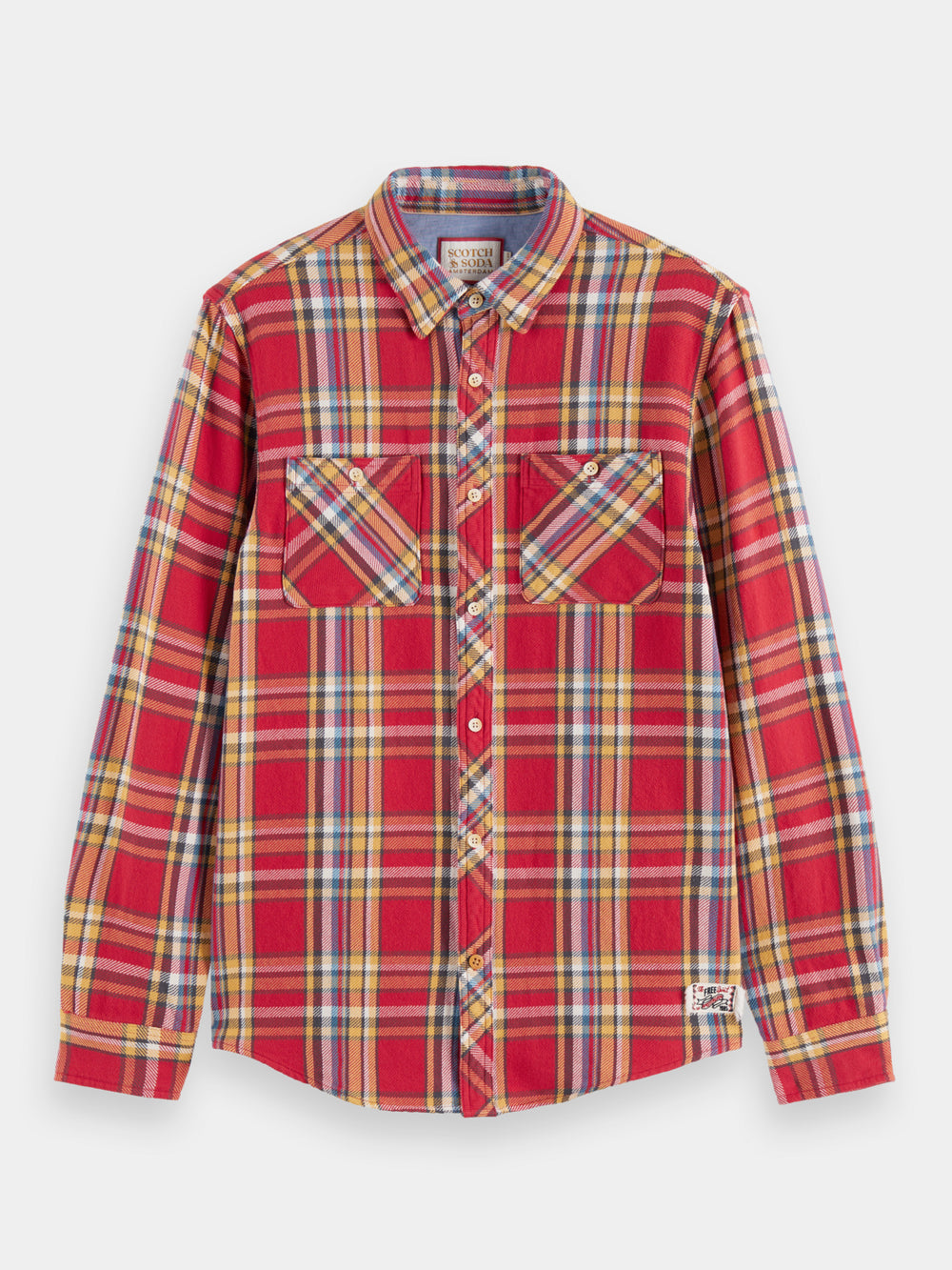 Flannel check shirt - Scotch & Soda NZ