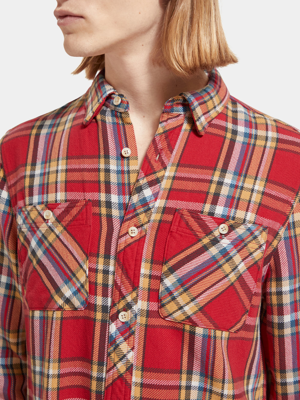 Flannel check shirt - Scotch & Soda NZ