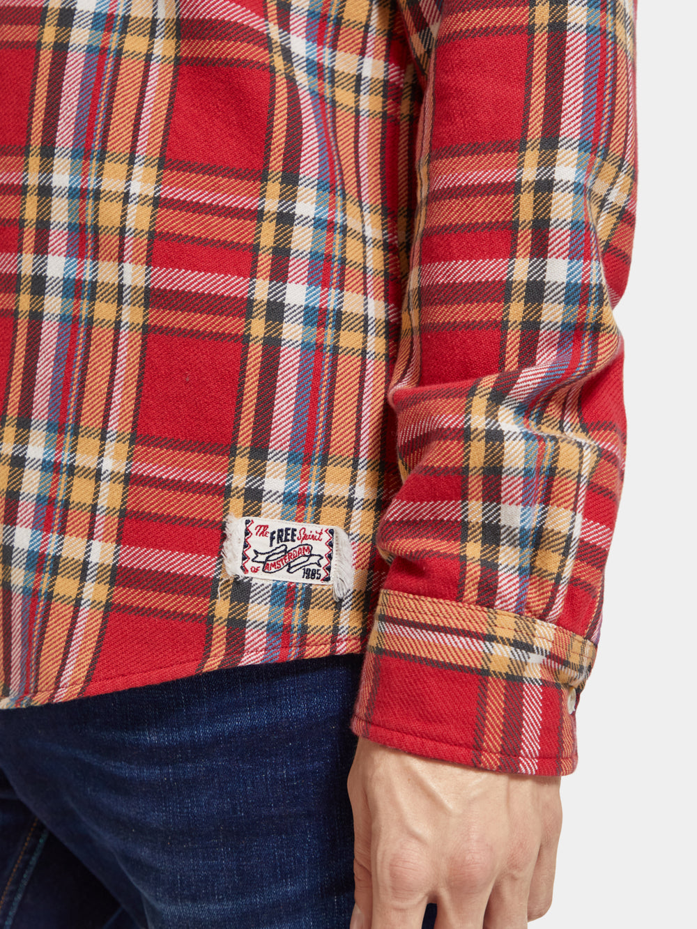 Flannel check shirt - Scotch & Soda NZ