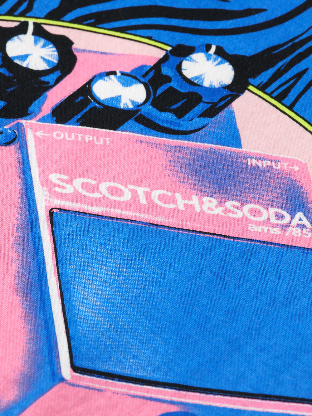 Regular-fit mini embroidery t-shirt - Scotch & Soda NZ