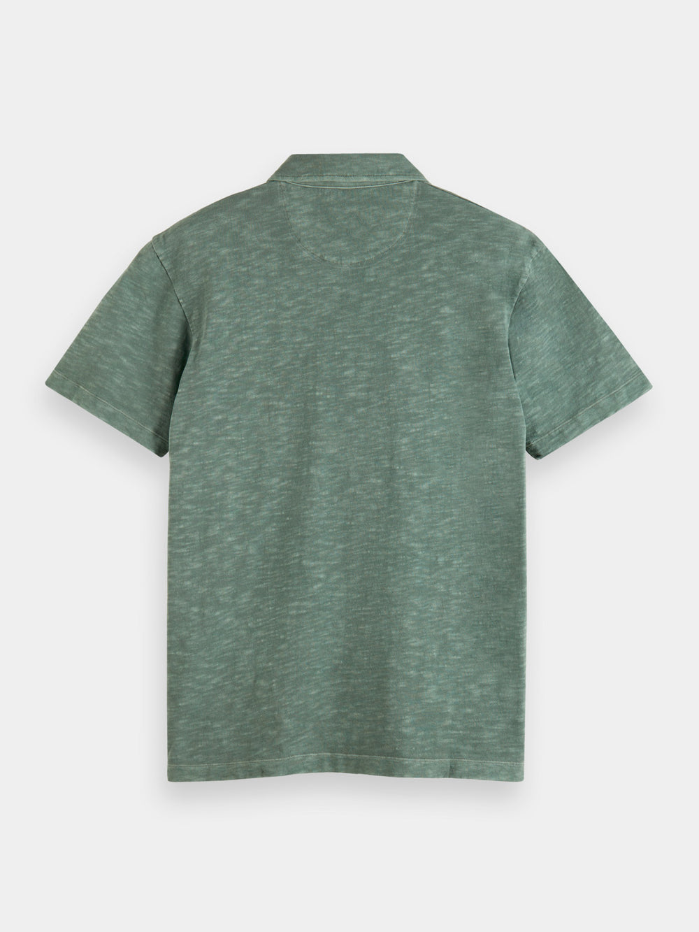 Garment-dyed jersey polo shirt - Scotch & Soda NZ