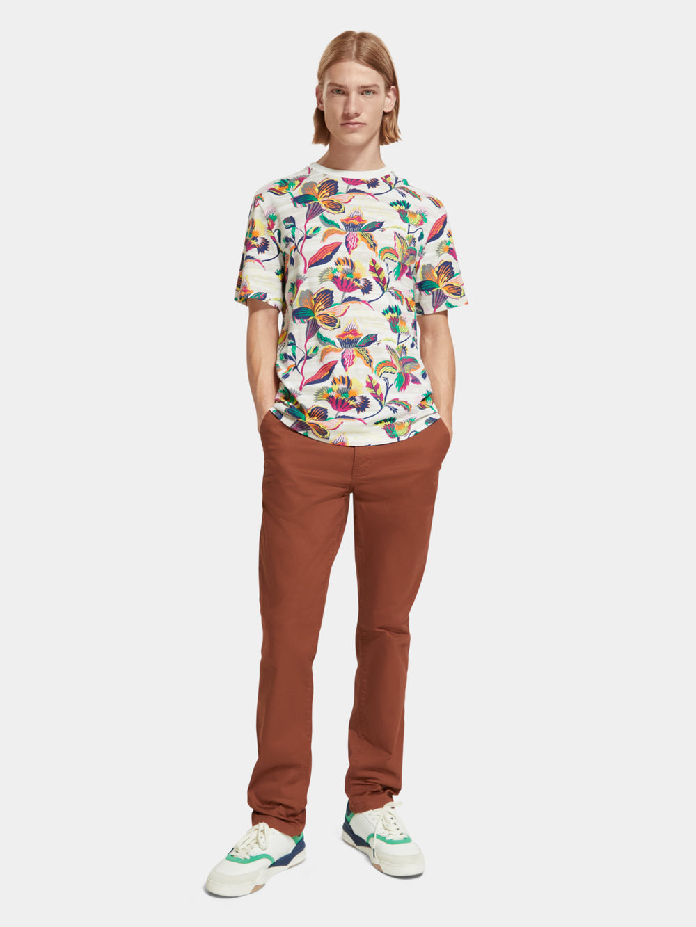 Relaxed-fit printed t-shirt - Scotch & Soda NZ