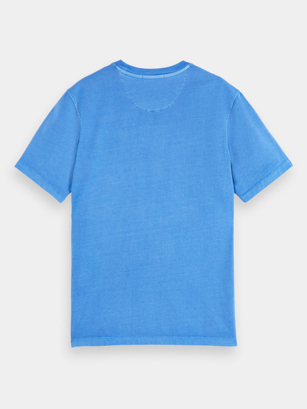 Regular-fit garment-dyed logo t-shirt - Scotch & Soda NZ