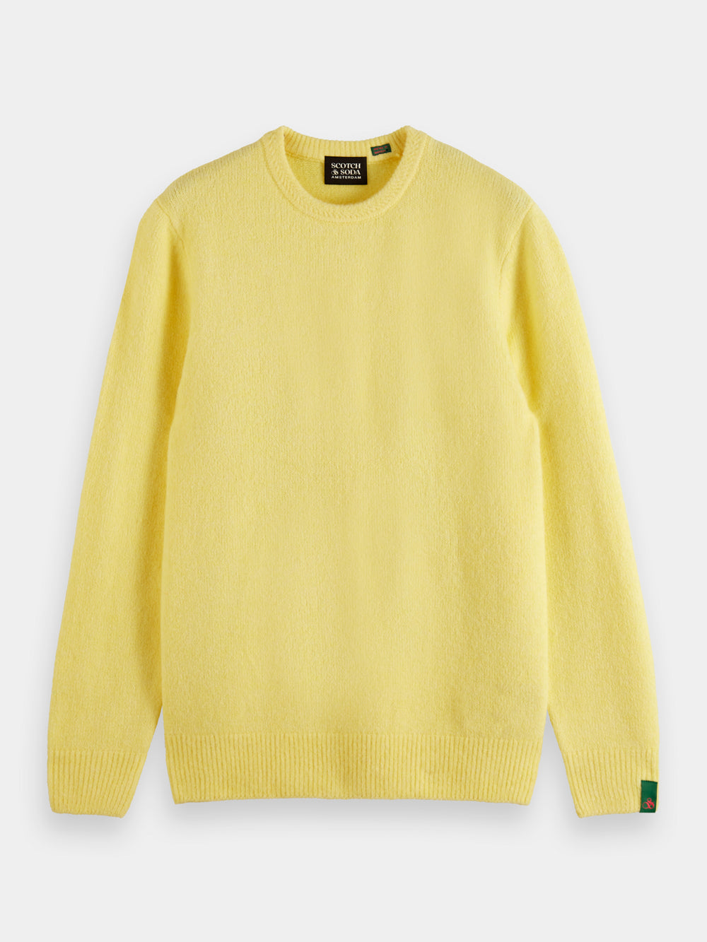 Regular-fit soft knit melange pullover - Scotch & Soda NZ