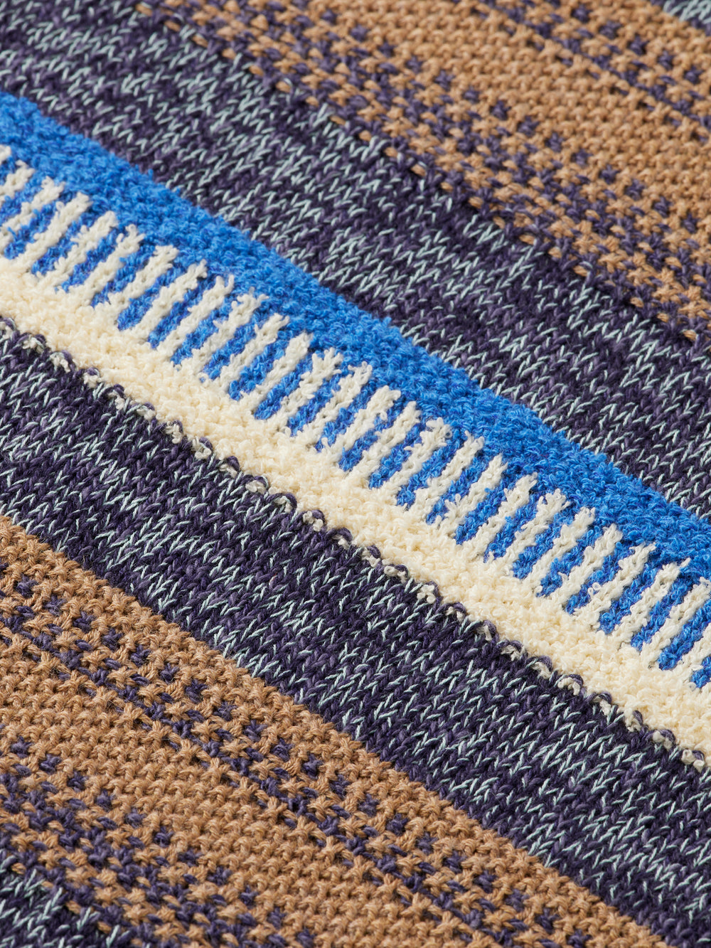 Regular-fit mixed yarn striped pullover - Scotch & Soda NZ