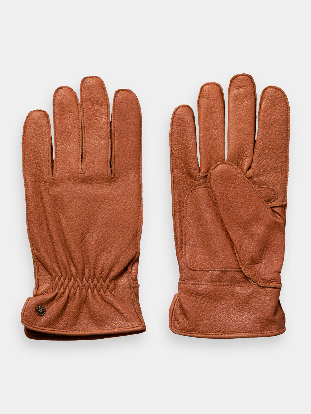 Grain leather gloves - Scotch & Soda NZ