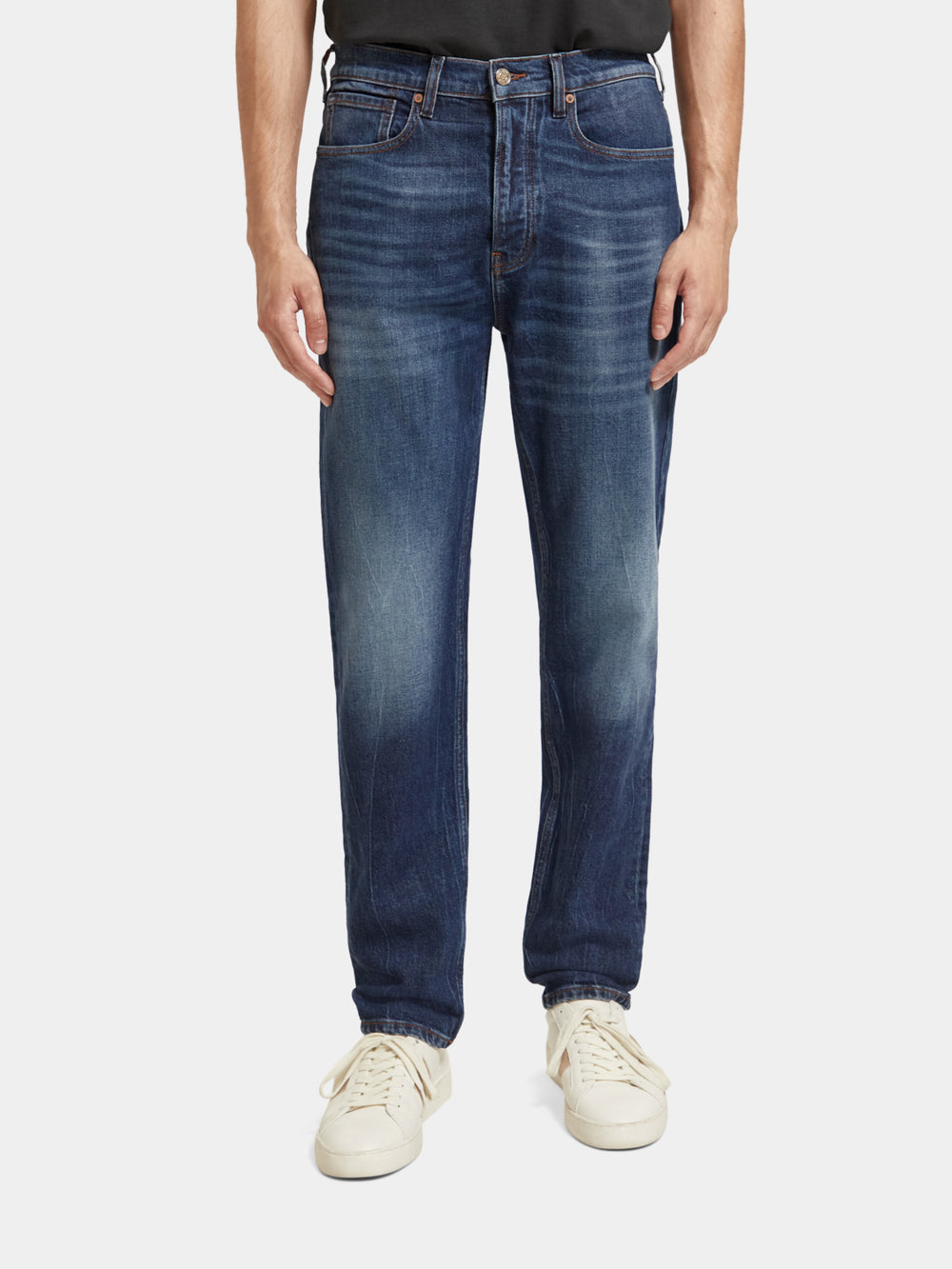 Drop regular tapered-fit jeans - Scotch & Soda NZ