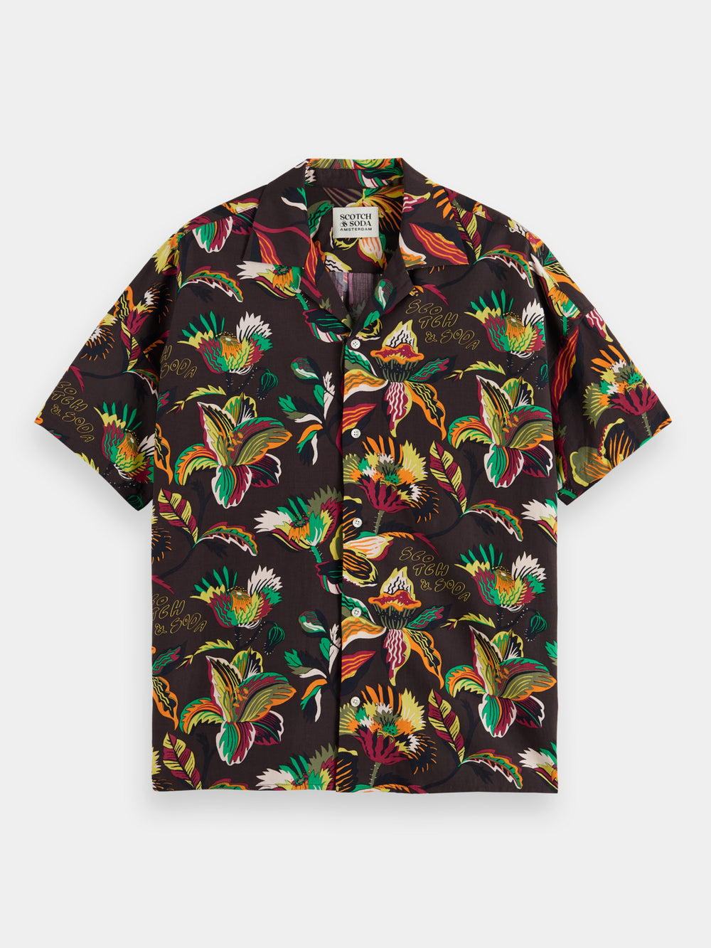 Printed short sleeved shirt - Scotch & Soda NZ