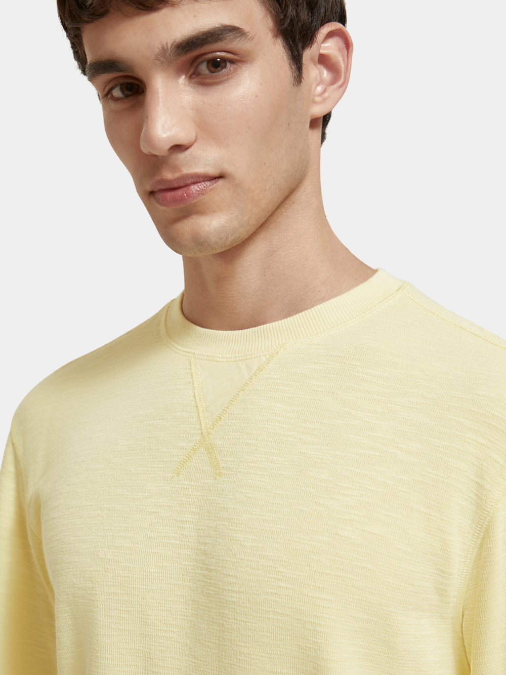 Regular-fit garment-dyed sweatshirt - Scotch & Soda NZ