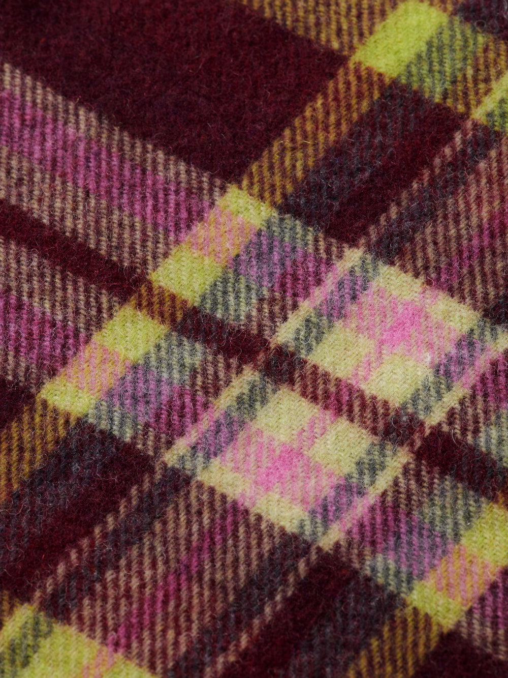 Wool blend check scarf - Scotch & Soda NZ