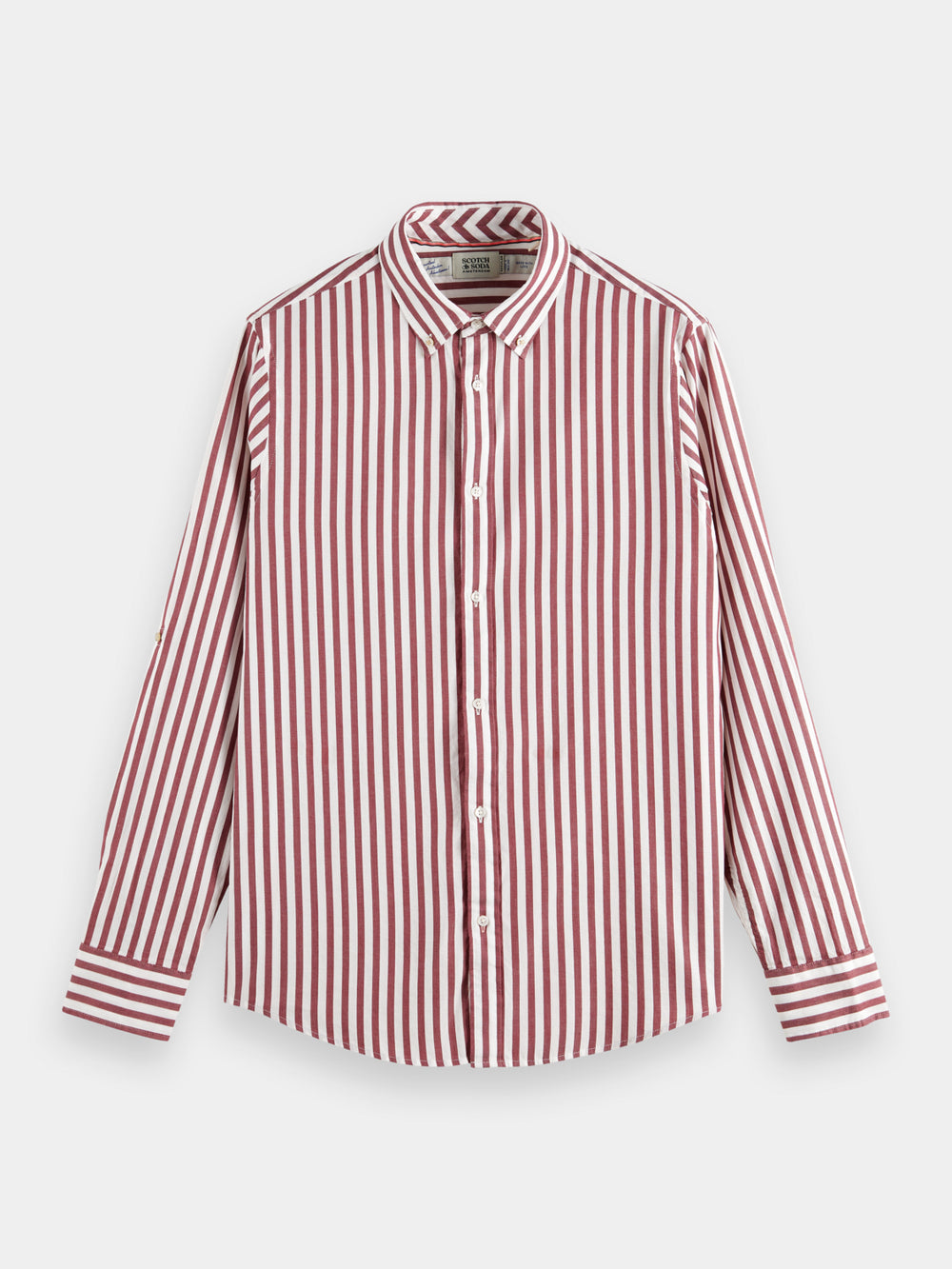 Regular-fit striped shirt - Scotch & Soda NZ