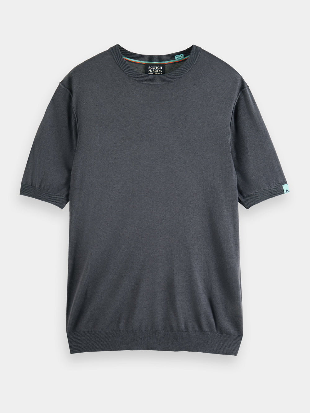 Wool blend knitted t-shirt - Scotch & Soda NZ