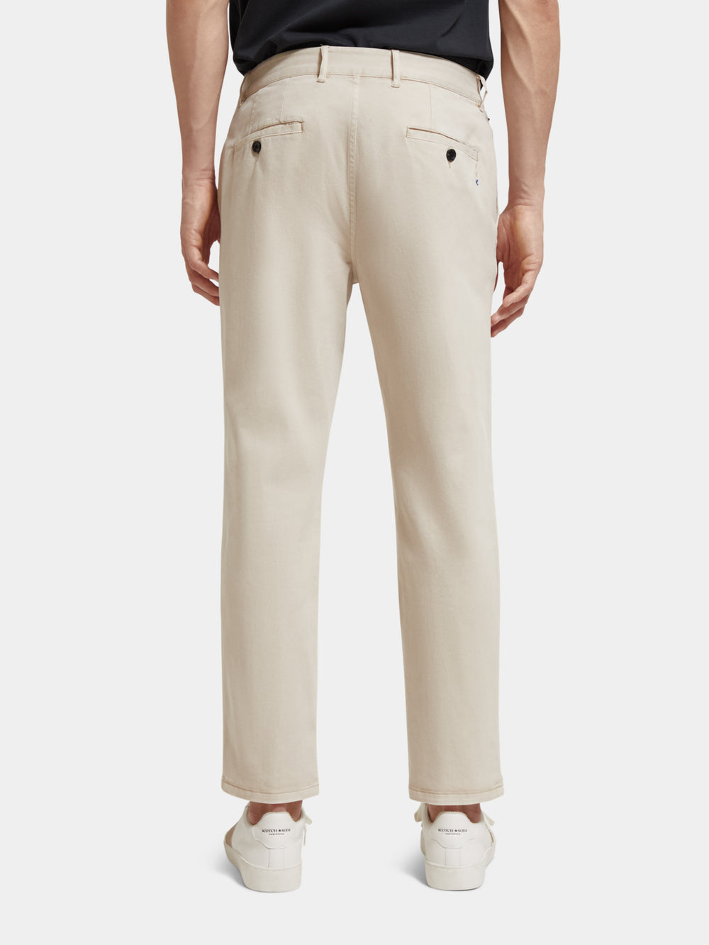 Drift regular tapered-fit twill chino - Scotch & Soda NZ