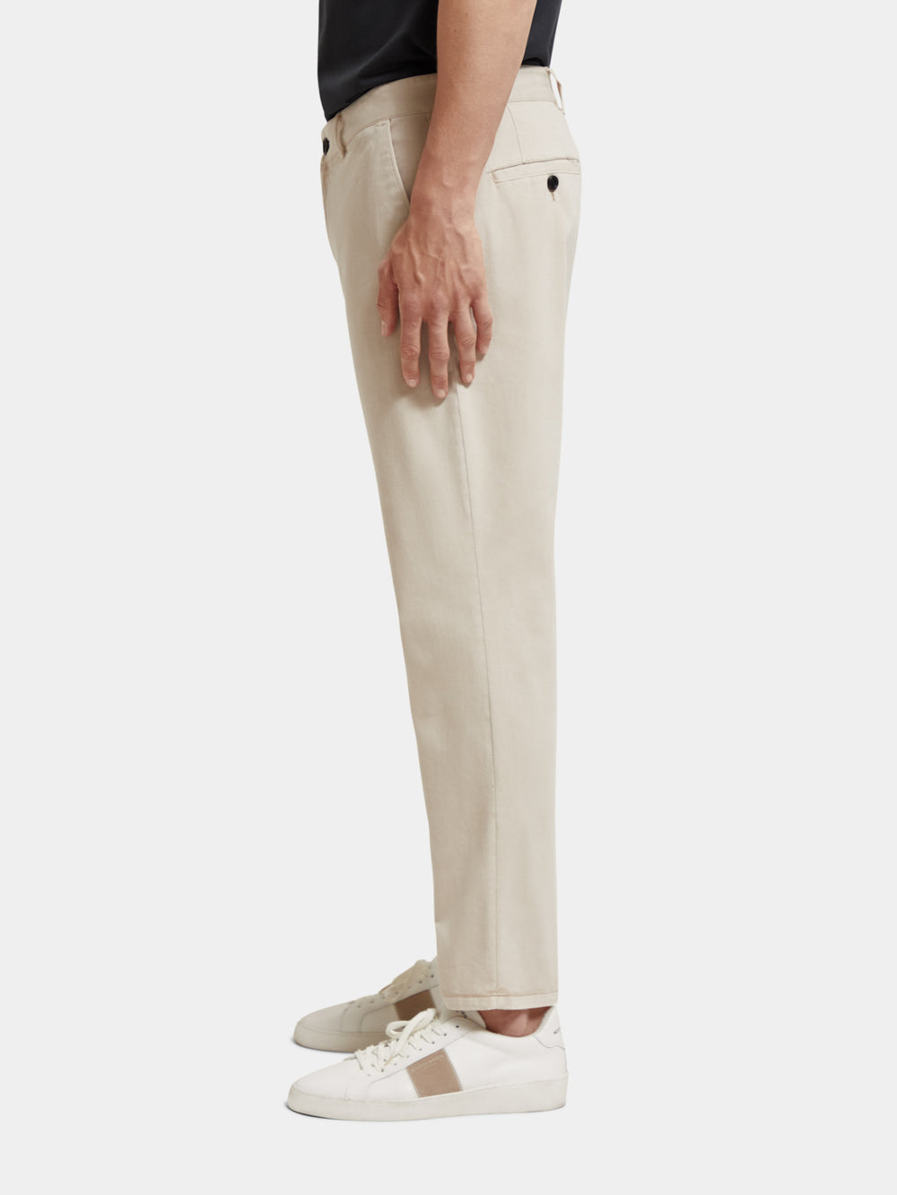 Drift regular tapered-fit twill chino - Scotch & Soda NZ