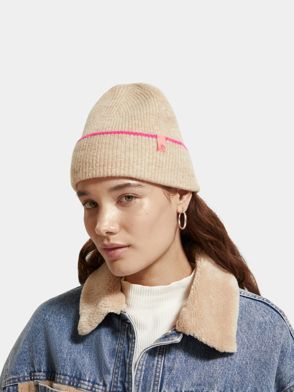 Rib knit beanie - Scotch & Soda NZ