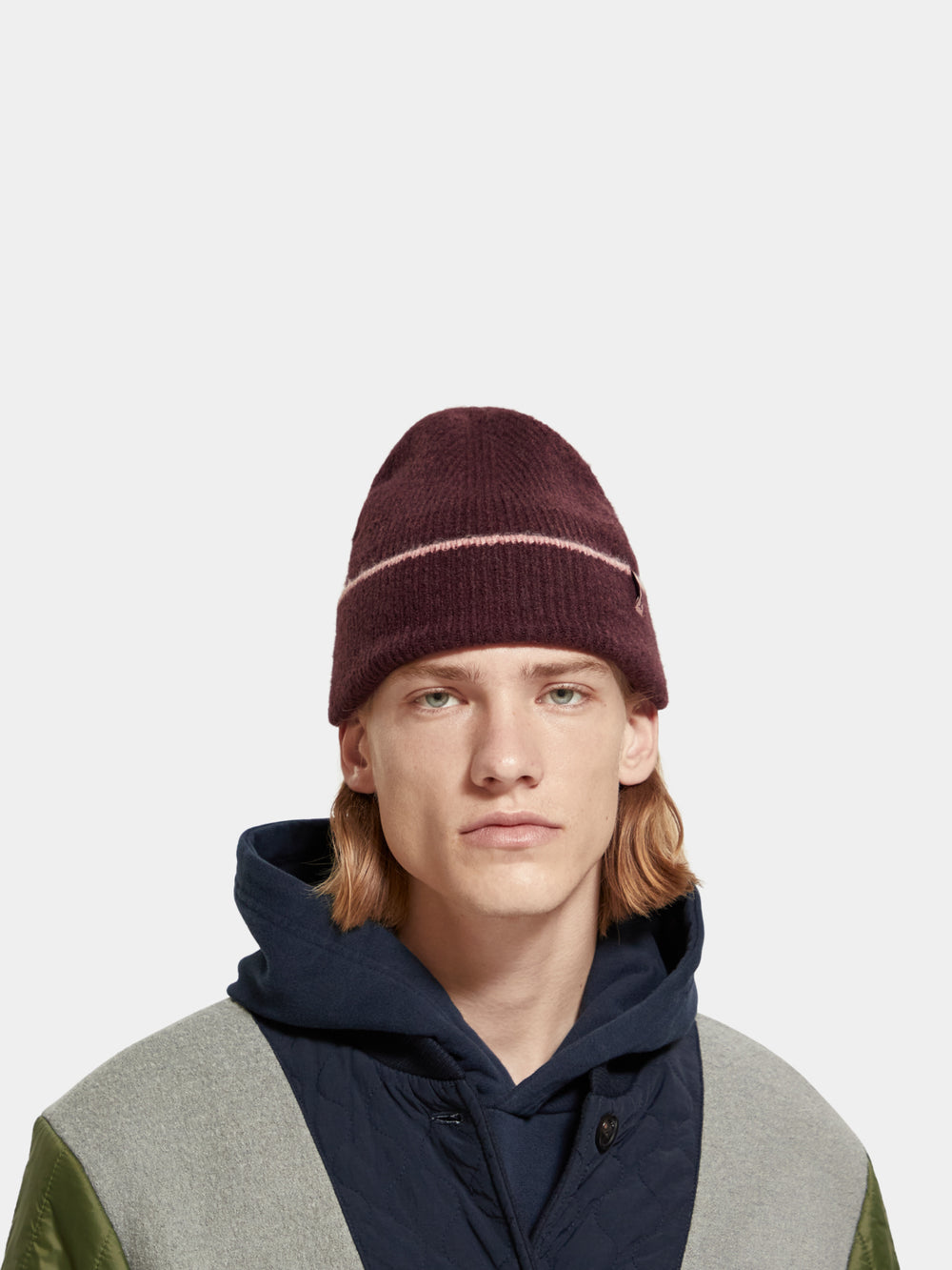 Rib knit beanie - Scotch & Soda NZ