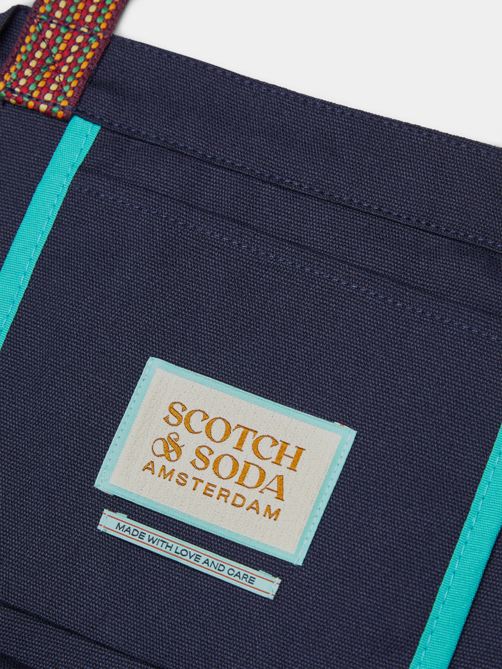 Canvas artwork tote bag - Scotch & Soda NZ