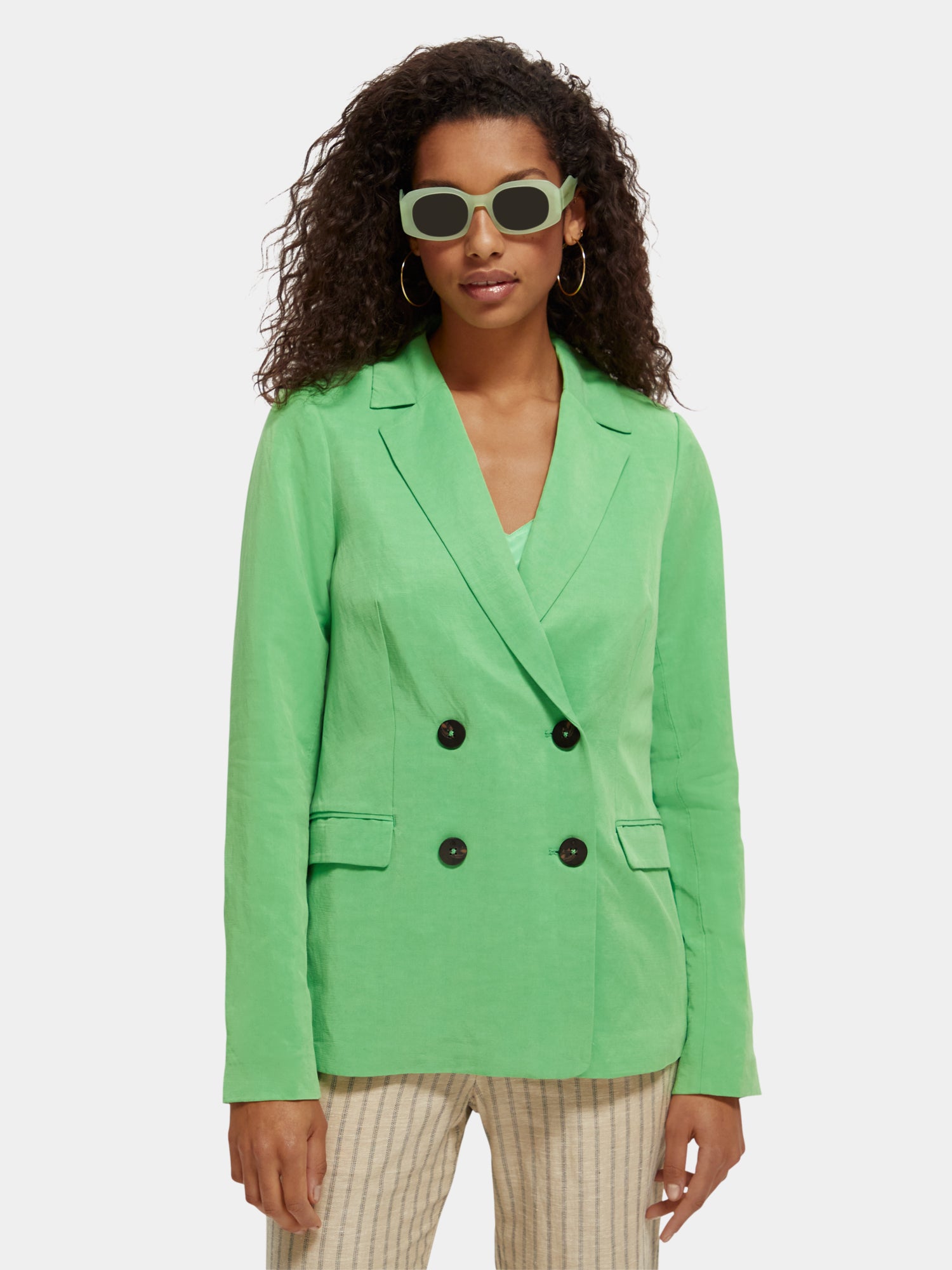 Double breasted clearance summer blazer