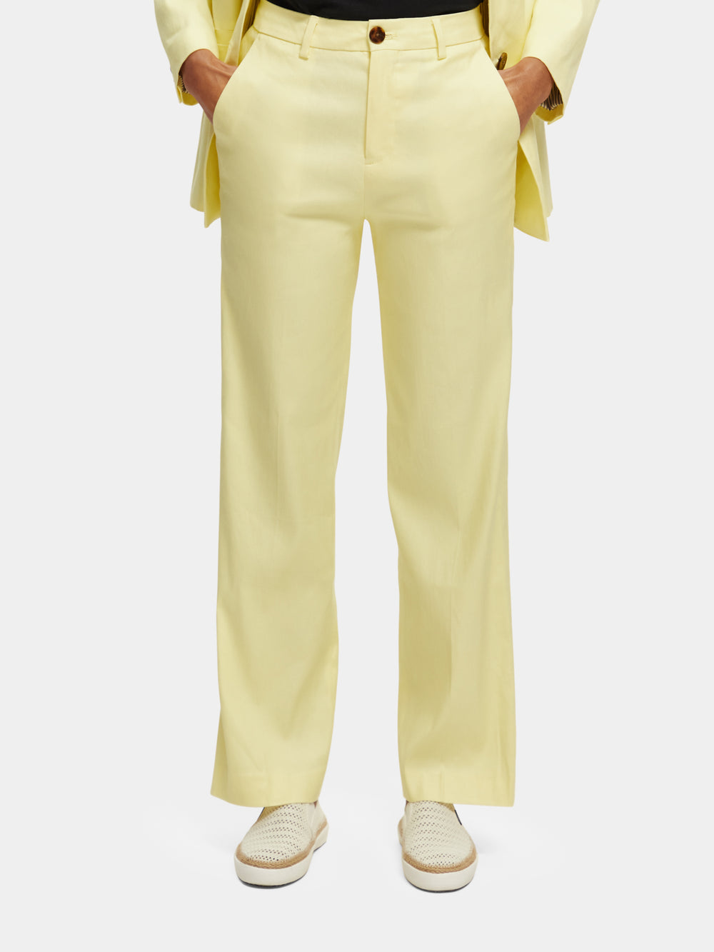 Scotch & Soda Edie High Rise Linen Trousers