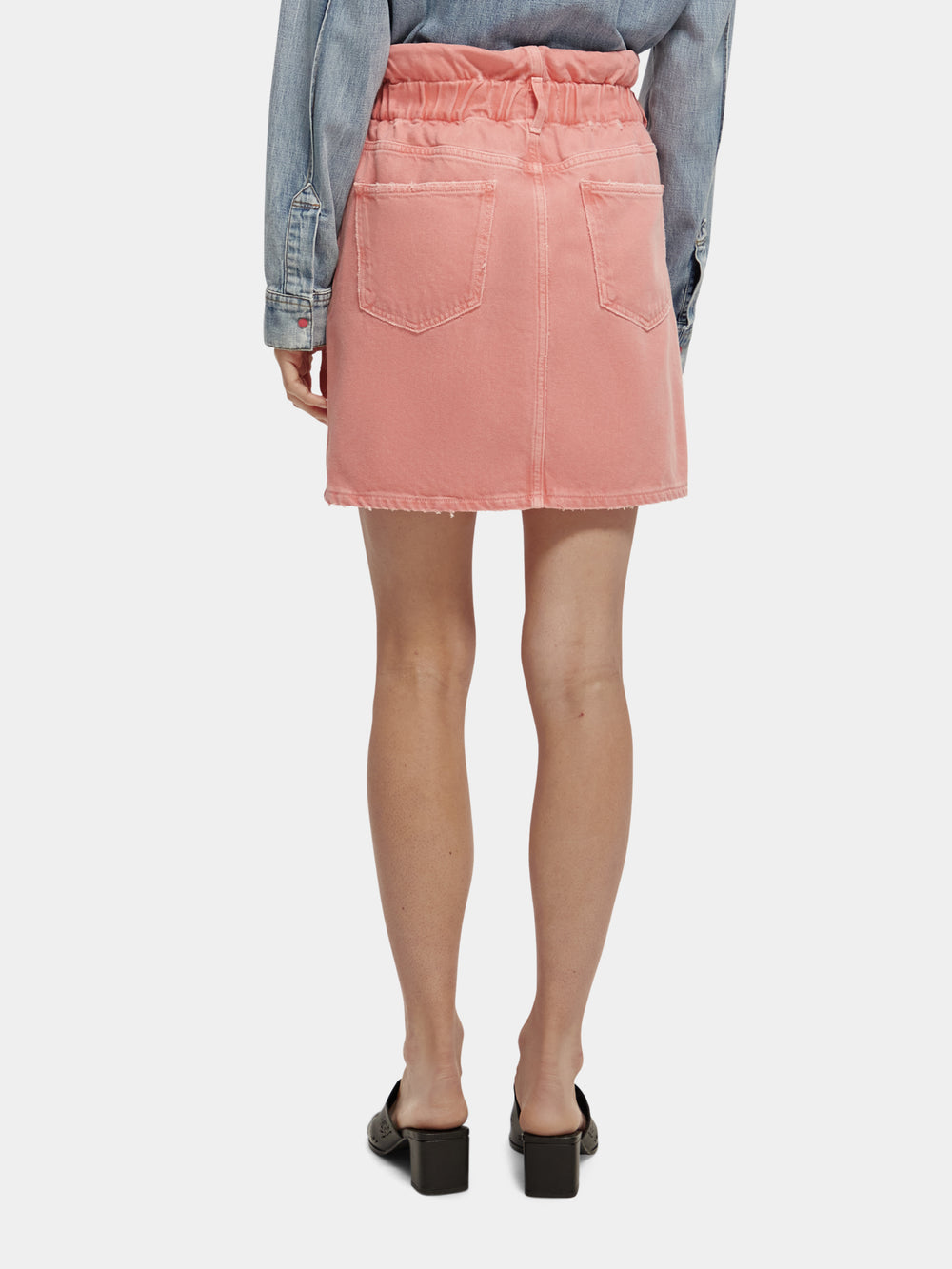 Break garment-dyed mini skirt - Scotch & Soda NZ