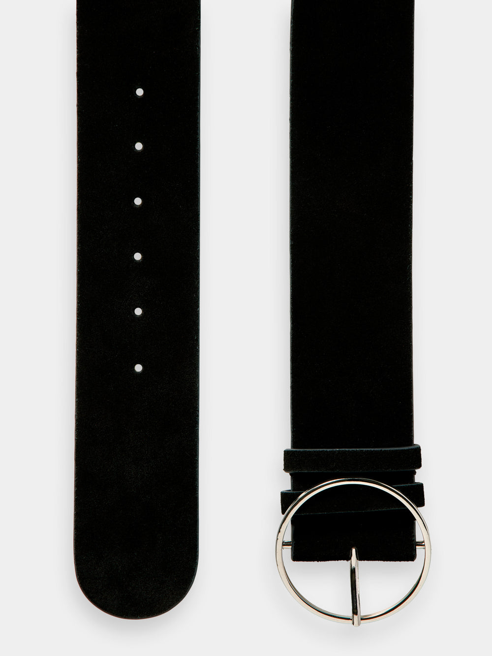 Wide leather suede belt - Scotch & Soda NZ