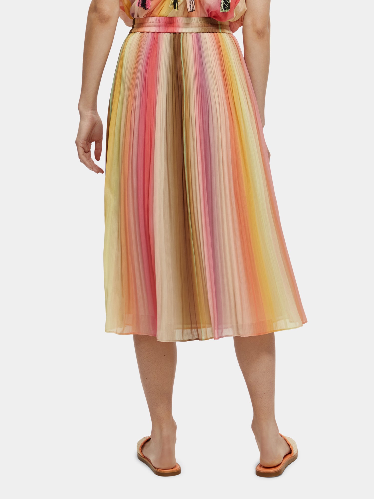 Pleated chiffon shop skirt nz