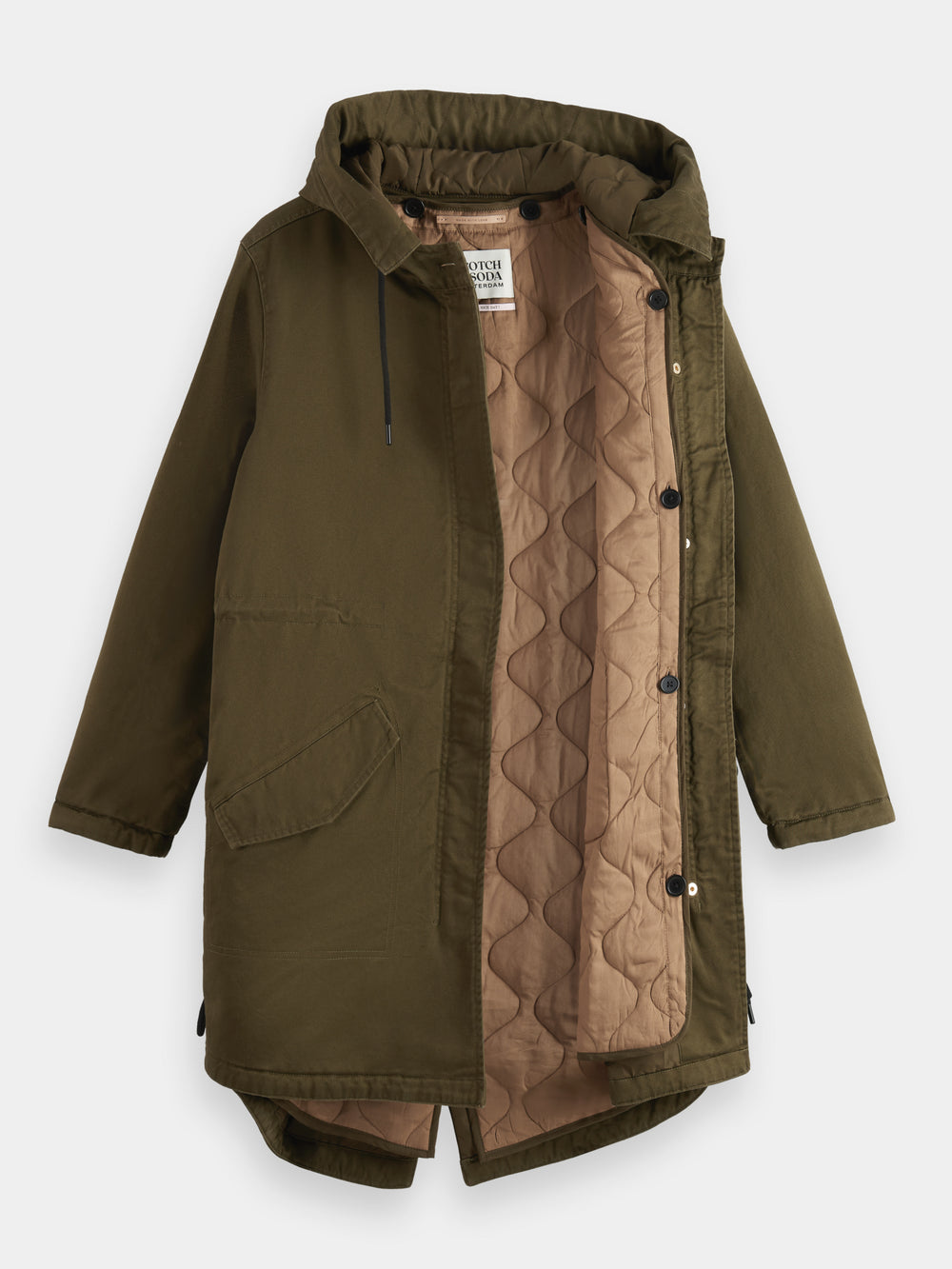 Parka with removable inner gilet - Scotch & Soda NZ