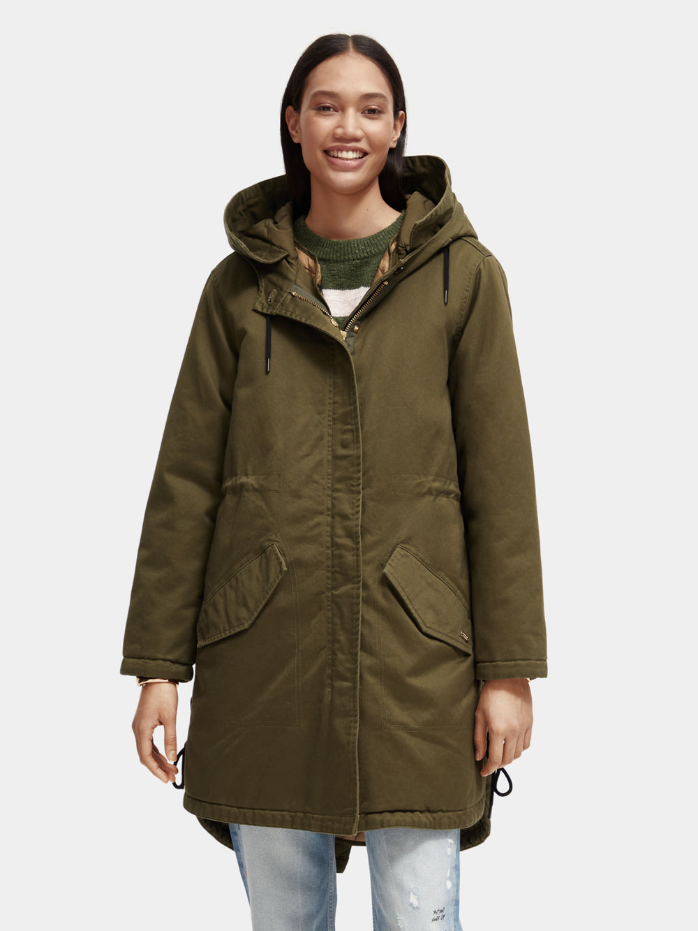 Parka with removable inner gilet - Scotch & Soda NZ