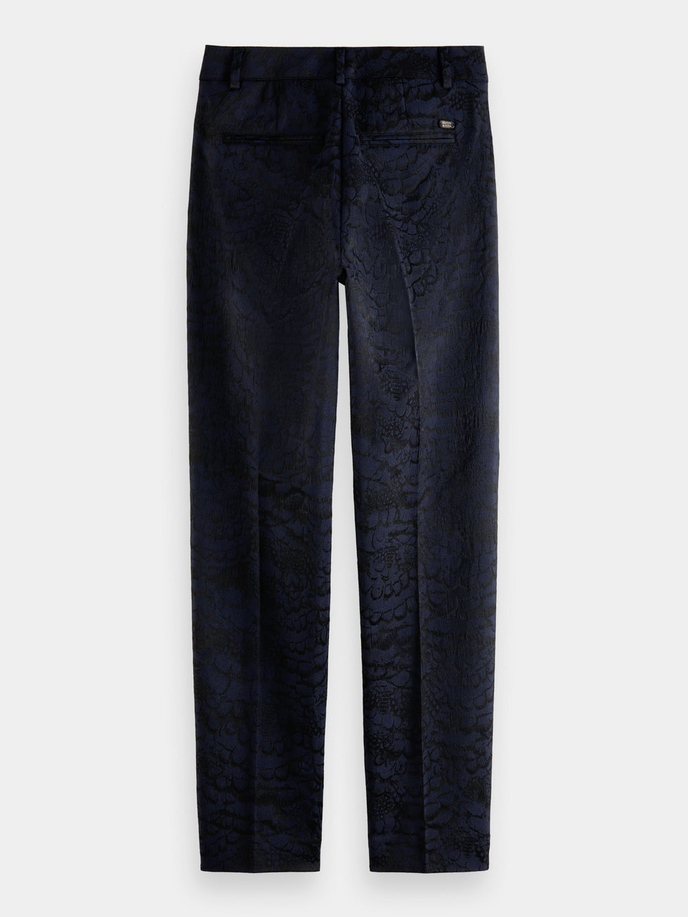 Lowry mid-rise slim-fit jacquard pants - Scotch & Soda NZ