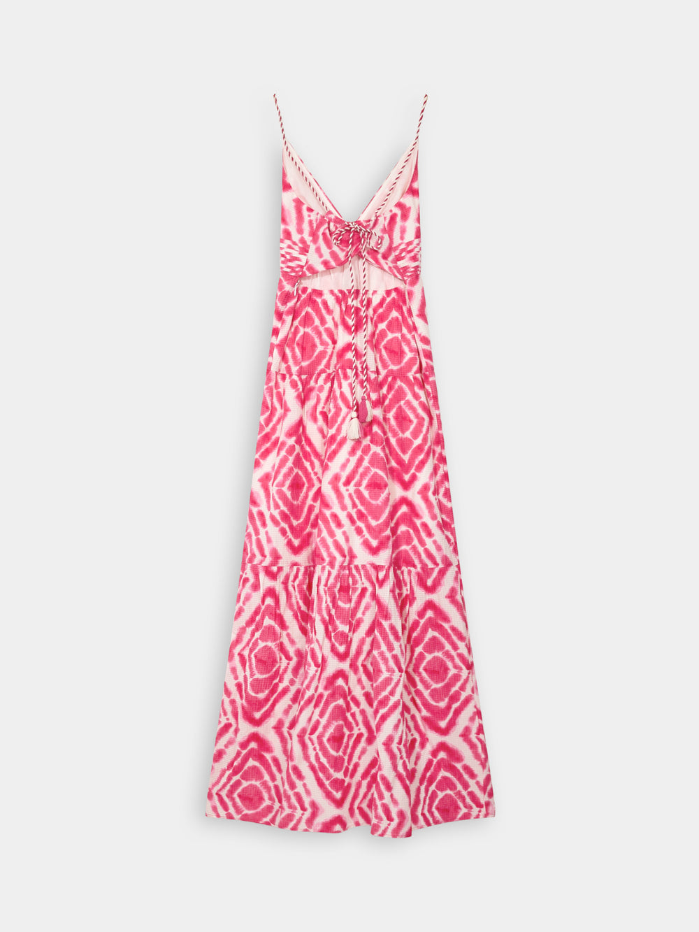 V-neck tie-dyed maxi strap dress - Scotch & Soda NZ