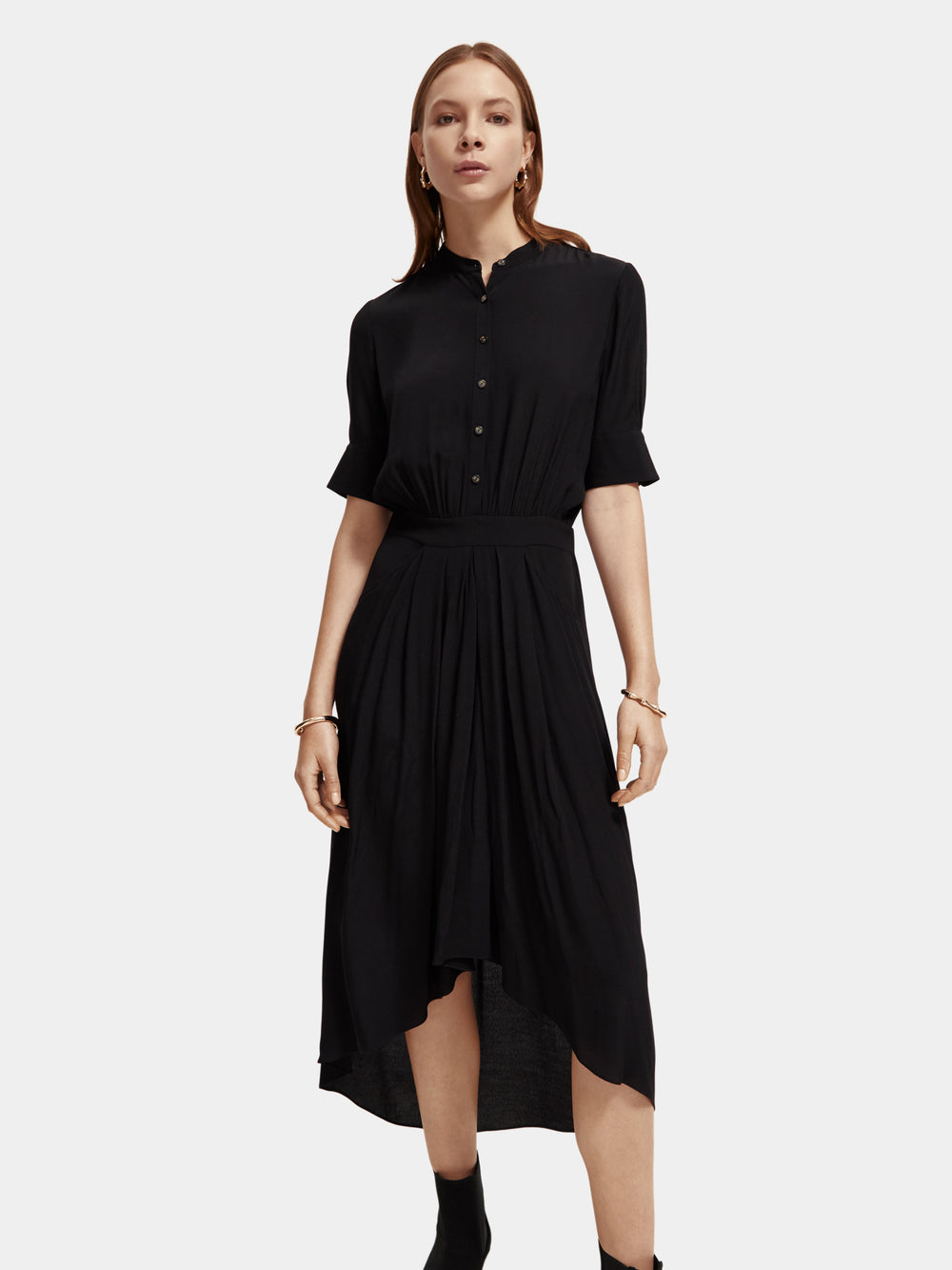 Short sleeved midi dress - Scotch & Soda NZ