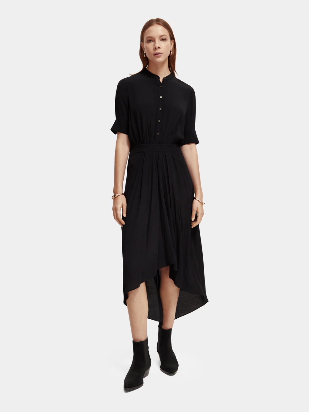 Short sleeved midi dress - Scotch & Soda NZ