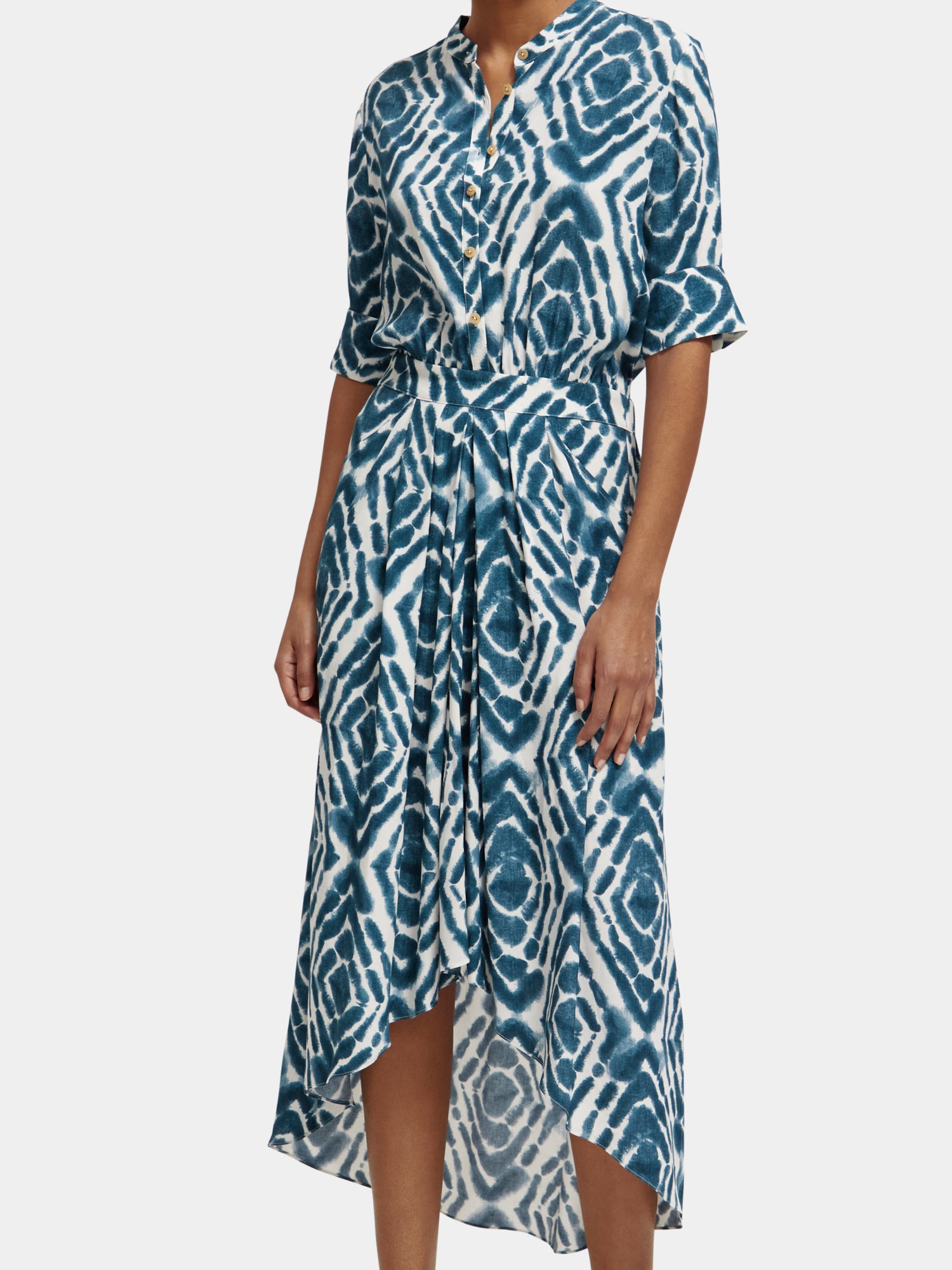 Short sleeved midi dress - Scotch & Soda NZ
