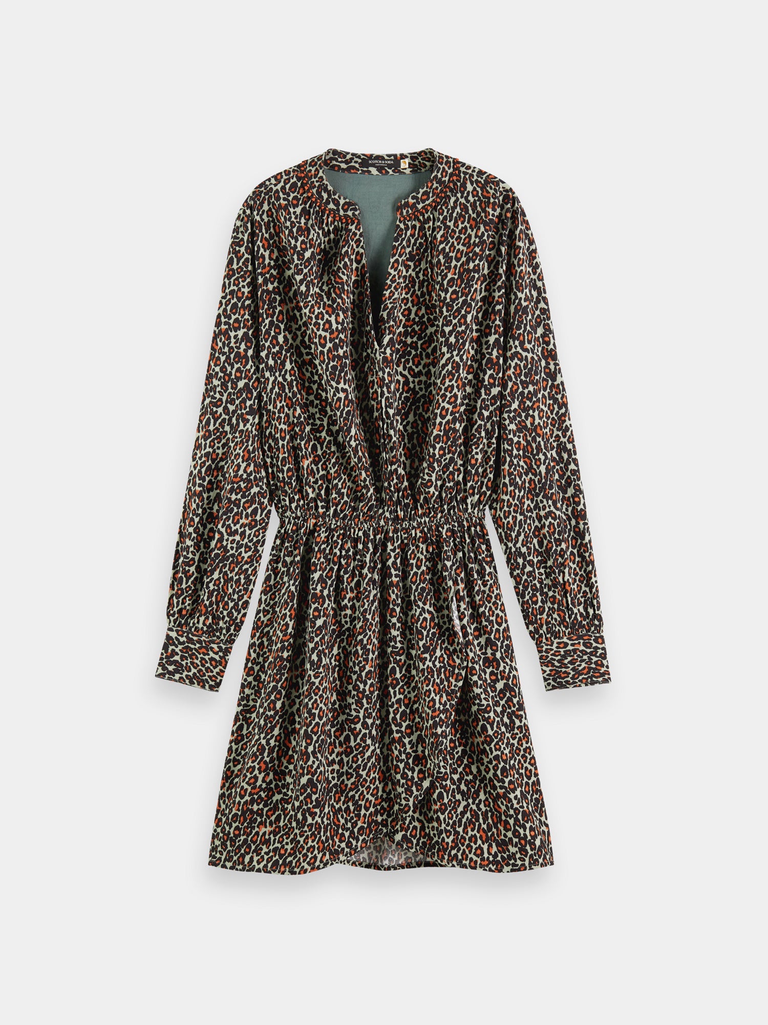 V-neck mini dress - Scotch & Soda NZ