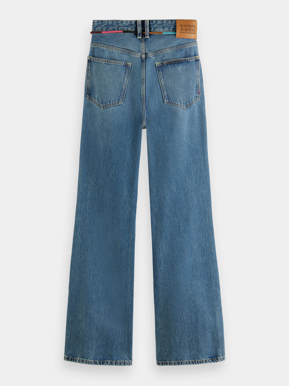 Glow high-rise bootcut jeans - Scotch & Soda NZ