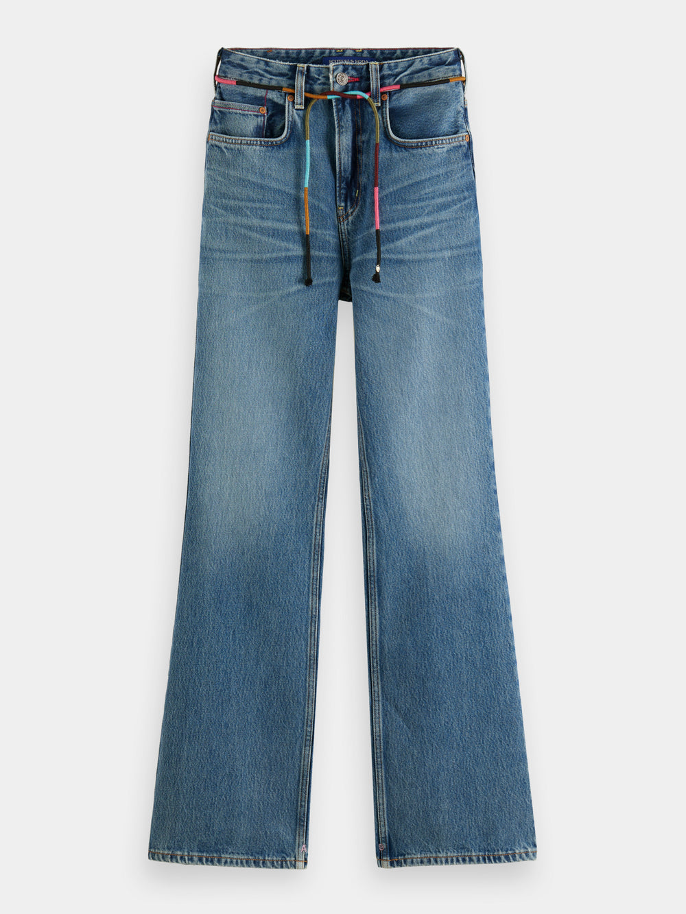 Glow high-rise bootcut jeans - Scotch & Soda NZ