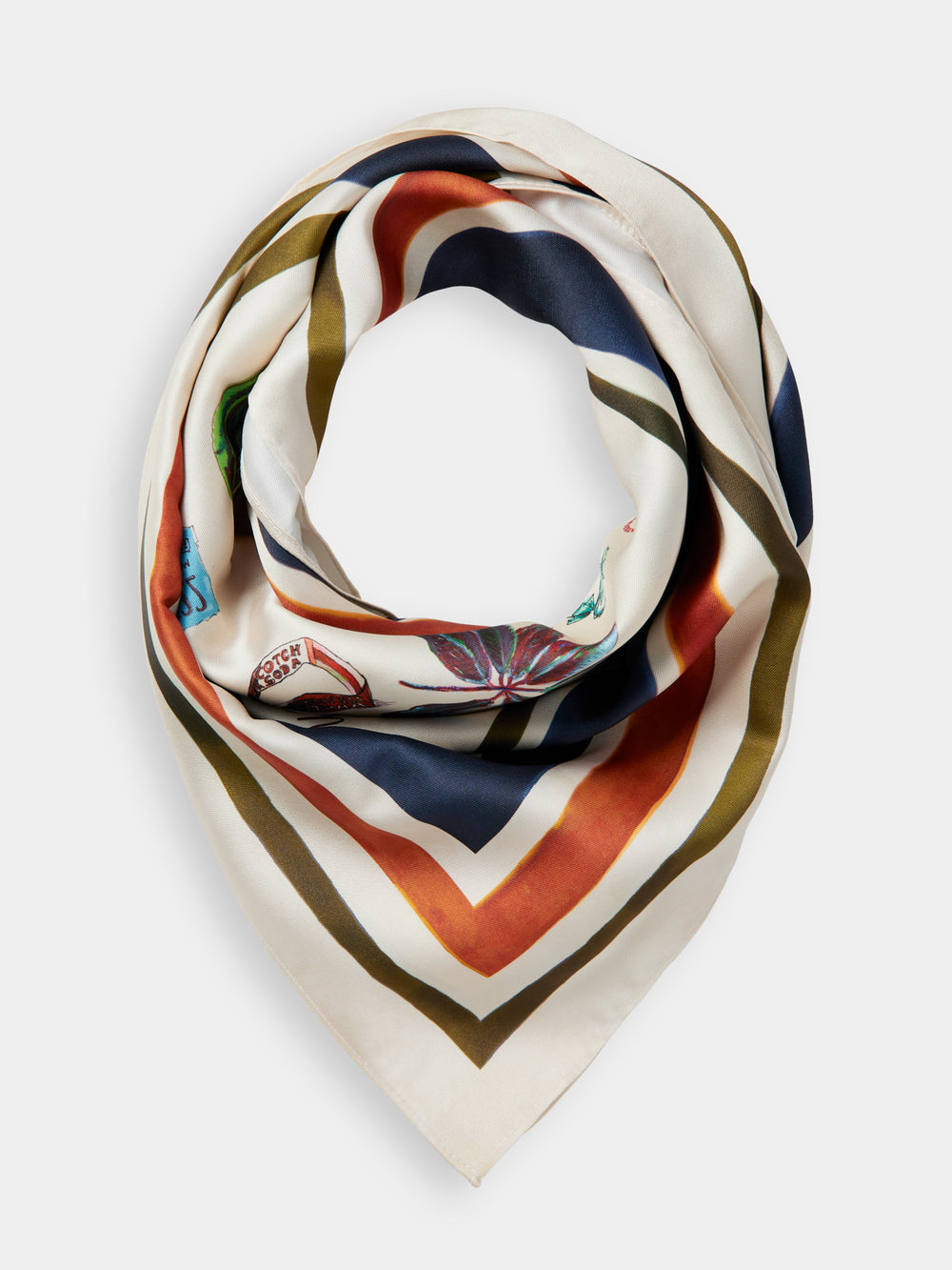 Printed bandana scarf - Scotch & Soda NZ